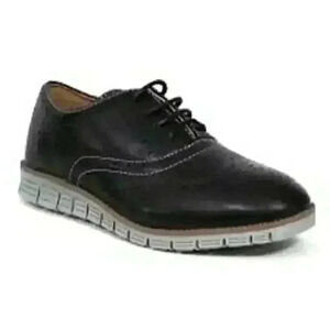 Deer Stags Black Kids Benton Jr. Lace-up Wingtip Dress Fashion Sneaker  NWT Sz 7